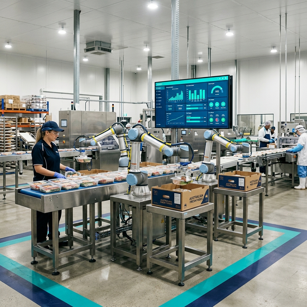 Featured image for: Industry 4.0 and Automation: Solving Australia's Food Manufacturing Labour Crisis